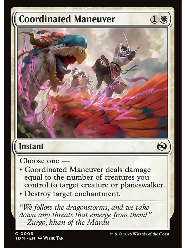 Coordinated Maneuver