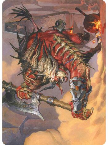 Spinehorn Minotaur // Spinehorn Minotaur (Art Series)
