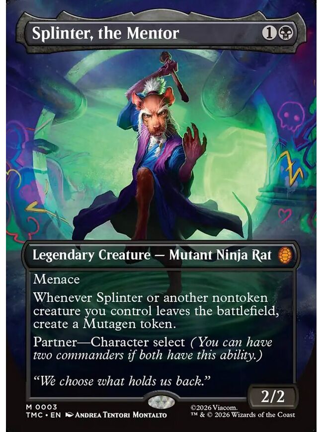 Splinter, the Mentor