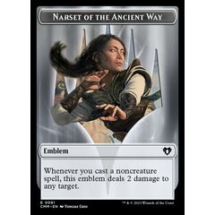 Narset of the Ancient Way Emblem Token