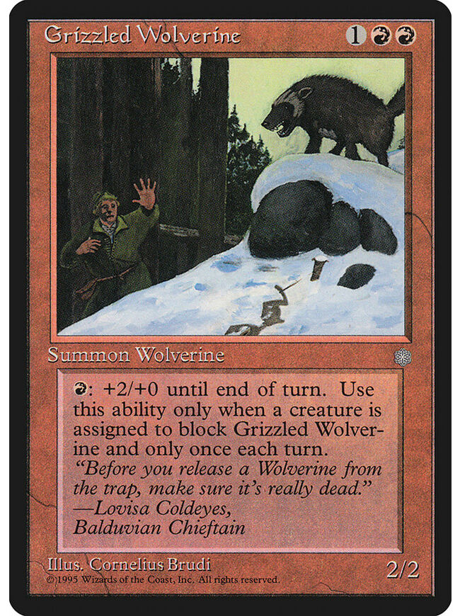 Grizzled Wolverine
