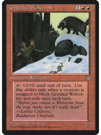 Grizzled Wolverine