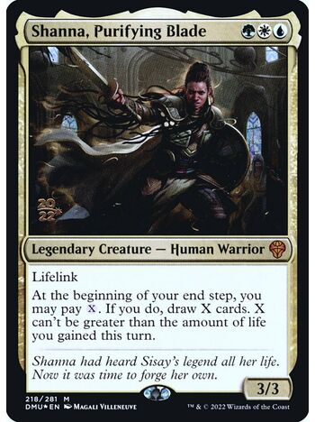 Shanna, Purifying Blade