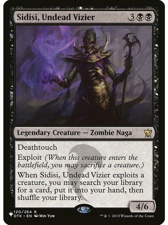 Sidisi, Undead Vizier