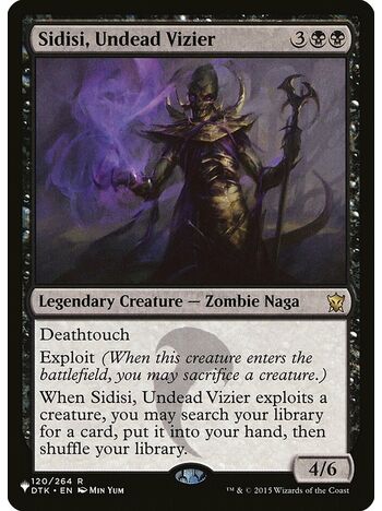 Sidisi, Undead Vizier