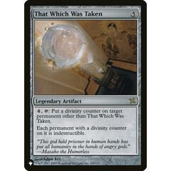 That Which Was Taken