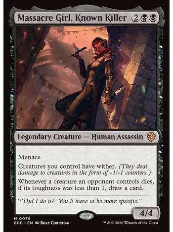 Massacre Girl, Known Killer