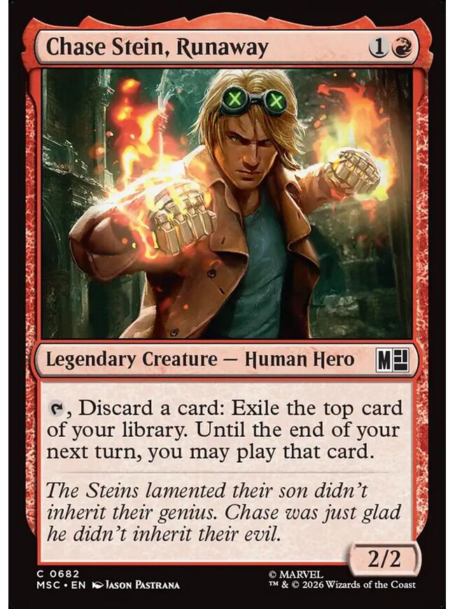 Chase Stein, Runaway