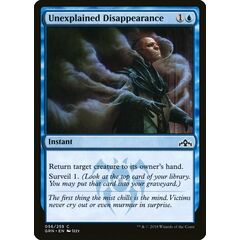 Unexplained Disappearance