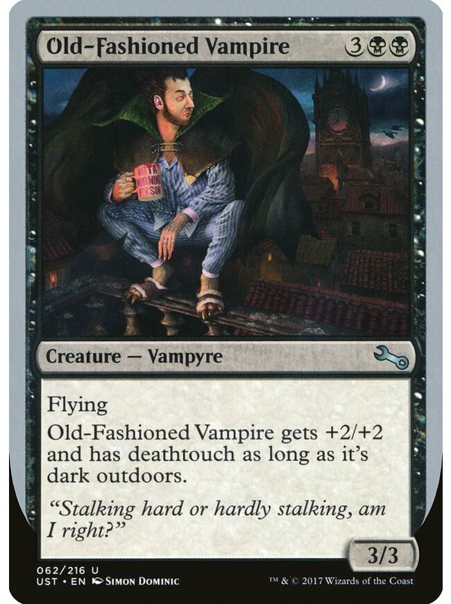 Old-Fashioned Vampire