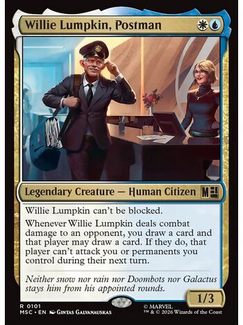 Willie Lumpkin, Postman