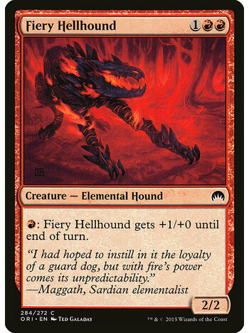 Fiery Hellhound