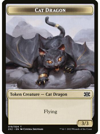 Cat Dragon Token