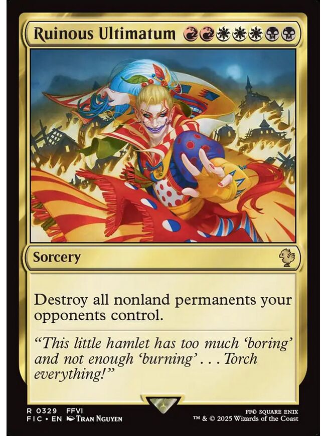 Ruinous Ultimatum