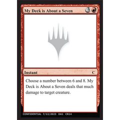 My Deck is About a Seven