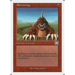 Burrowing