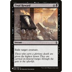 Final Reward