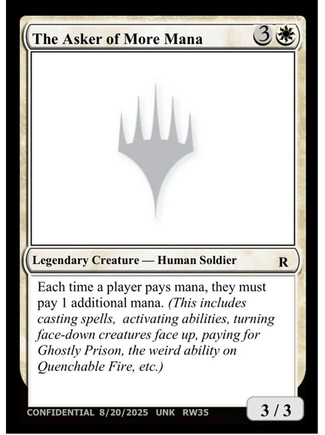 The Asker of More Mana