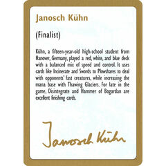 Janosch Kühn Bio 1997