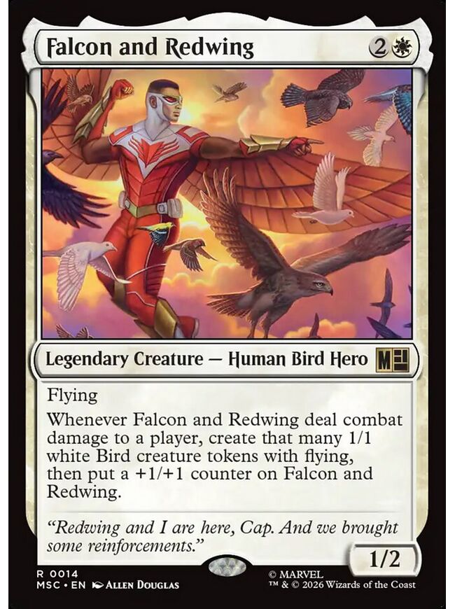Falcon and Redwing