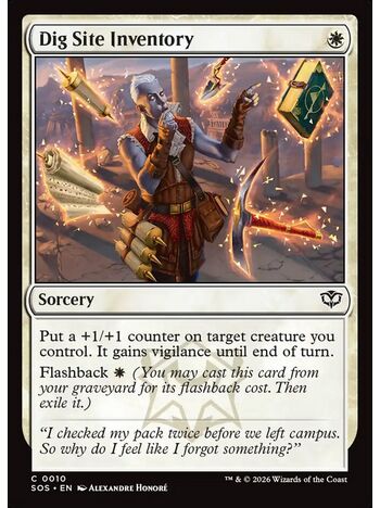 Dig Site Inventory