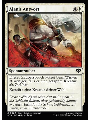 Ajani's Response