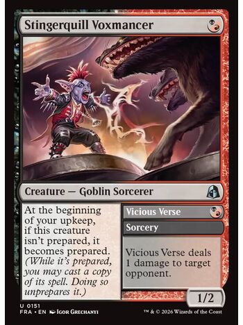Stingerquill Voxmancer // Vicious Verse