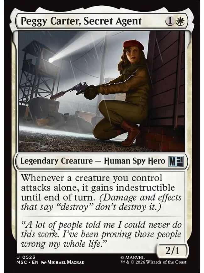 Peggy Carter, Secret Agent