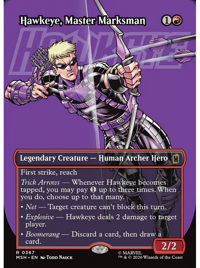 Hawkeye, Master Marksman