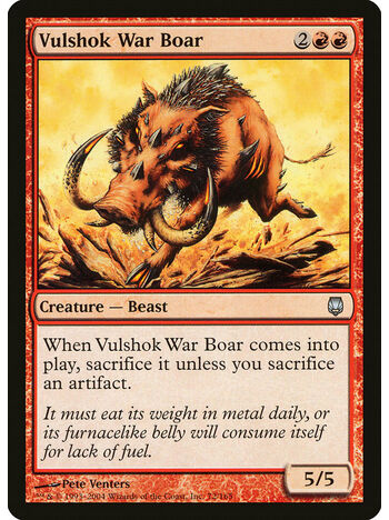 Vulshok War Boar
