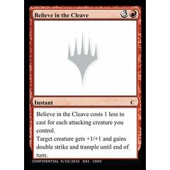 Believe in the Cleave