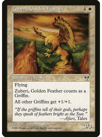 Zuberi, Golden Feather
