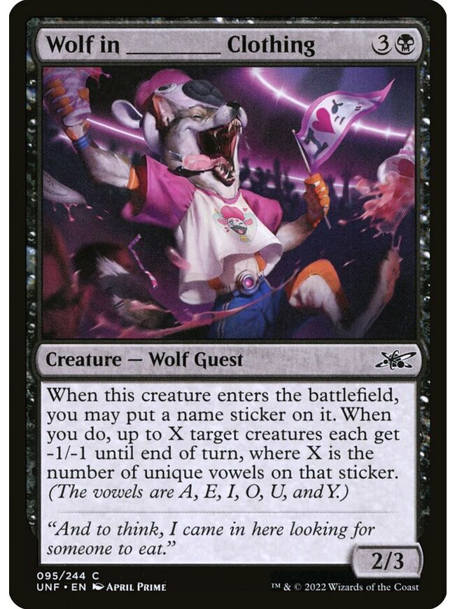 Wolf in _____ Clothing