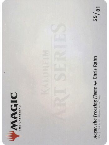 Aegar, the Freezing Flame // Aegar, the Freezing Flame (Art Series)