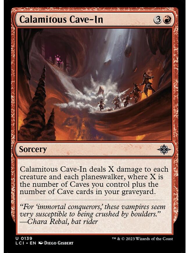 Calamitous Cave-In