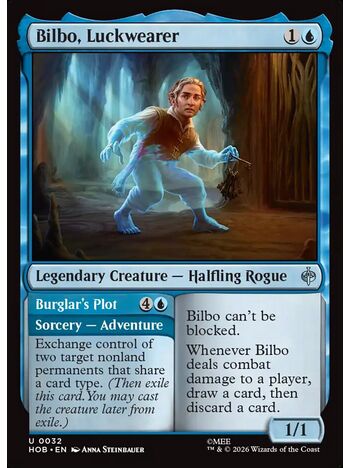 Bilbo, Luckwearer // Burglar's Plot