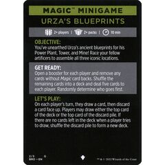 Urza's Blueprints (minigame) // Urza's Blueprints (cont'd)
