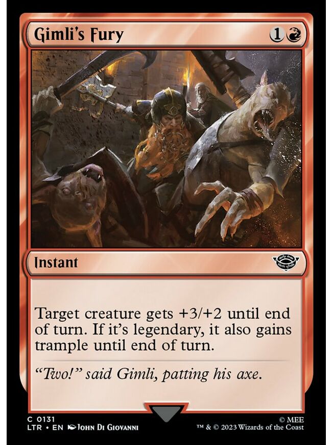 Gimli's Fury