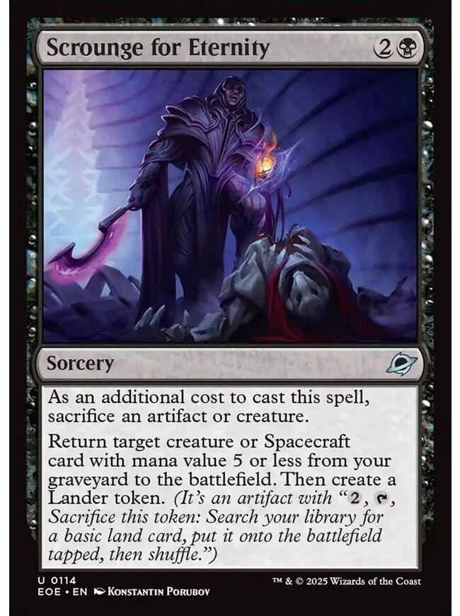 Scrounge for Eternity