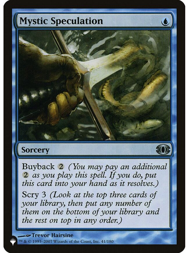 Mystic Speculation
