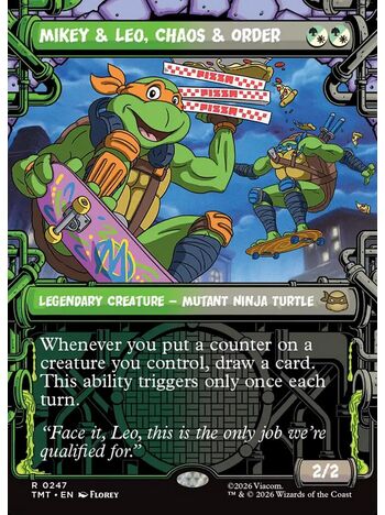 Mikey & Leo, Chaos & Order