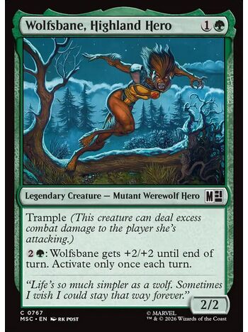 Wolfsbane, Highland Hero