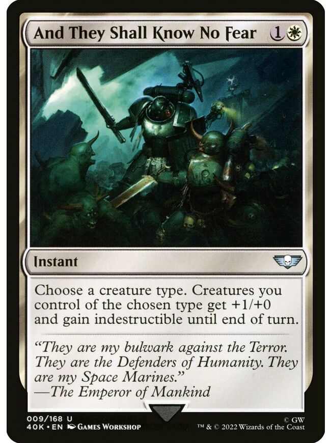 And They Shall Know No Fear