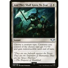 And They Shall Know No Fear