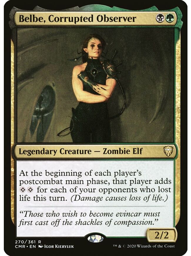 Belbe, Corrupted Observer