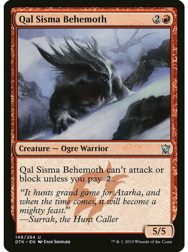 Qal Sisma Behemoth
