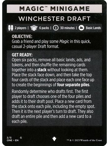 Winchester Draft // Winchester Draft (cont'd)