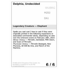 Delphia, Undecided