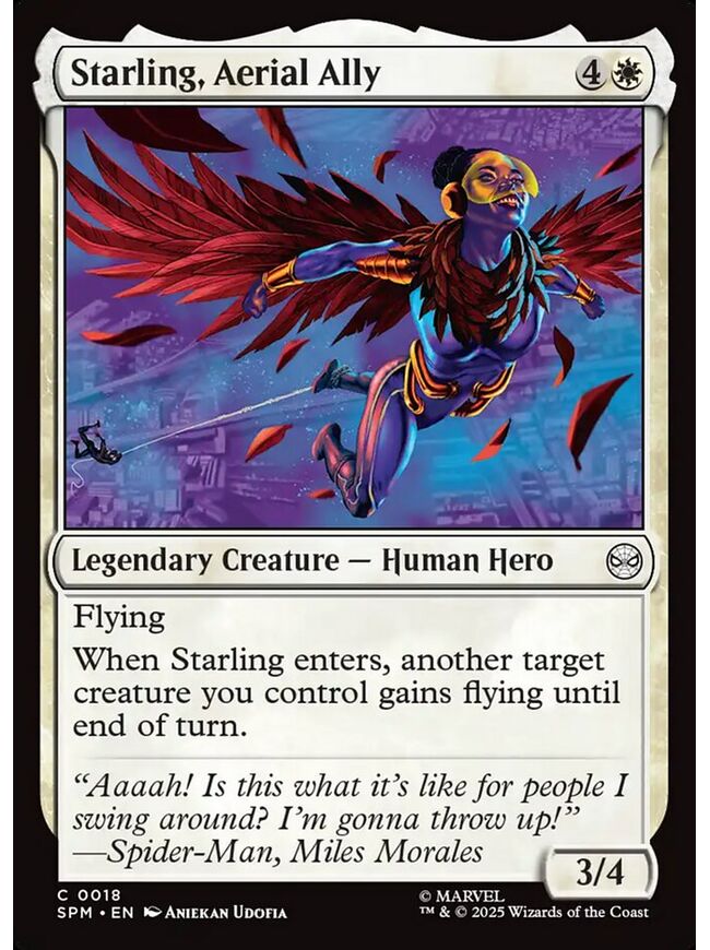 Starling, Aerial Ally