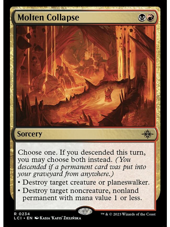 Molten Collapse